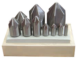 SPI, M-42 Cobalt Chatterless Countersink Set, 8 pc., 82° - 70-768-7