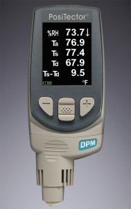 Defelsko PosiTector DPM Dew Point Meter, Advanced Body with Cabled Probe w/ 1/2" NPT Threads - DPM3-PRBDPMD