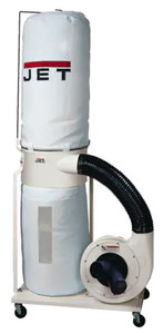 JET Vortex Cone DC-1100VX-BK Dust Collector, 1.5HP 1PH 115/230V, 30-Micron Bag Filter Kit - 708657K