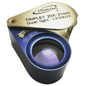 iGaging 20X LED & UV Optical Loupe - 36-LUV20