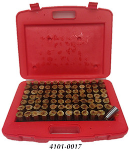 Precise 84 Piece Standard Steel Pin Gage Set - 4101-0017