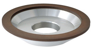 Precise D12A2 3/16" Rim Diamond Dish Wheel - 2406-6187