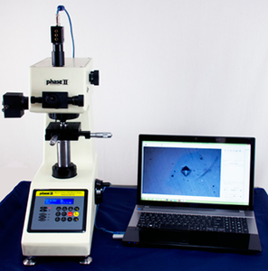 Phase II Micro Vickers Hardness Tester 900-390 w/ Video cam, Adapter and Auto Measurement software - 900-390B