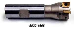 Precise 1" Dia. Square Shoulder Coolant-Thru Indexable End Mill - 5822-1608