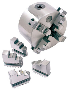 Precise 8" 4-Jaw Self-Centering Scroll Chuck - 3900-0428 Precise 8" 4-Jaw Self-Centering Scroll Chuck - 3900-0428