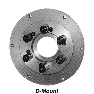 Precise D-Mount 6" Chuck Size Semi-Machined Chuck Adapter (Back Plate) - 3900-4823