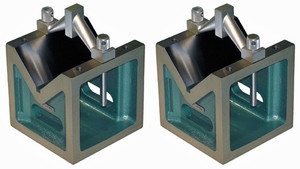 Taft-Peirce Open Body Cast Iron V-Blocks (Pair), 8" - 9134-M