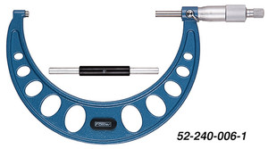 Fowler 5-6" w/Standard, Ratchet Outside Inch Micrometer - 52-240-006-1