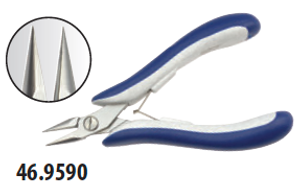 Grobet Round Nose Smooth 5-1/2" Plier - 46.9590