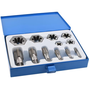 Value Collection Tap and Die Set CCT1594, NPT, 1/8-27 to 1 - 11-1/2 Tap, 1/8-27 to 1 - 11-1/2 Die - 70-148-2