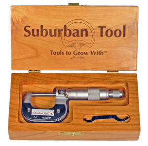 Suburban Chrome-Plated Outside Micrometers