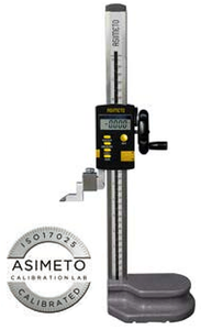 Asimeto Single Beam Digital Height Gage w/Hand Wheel 0-12" Range - 7626120