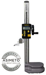 Asimeto Single Beam Digital Height Gage w/Hand Wheel 0-24" Range - 7626240