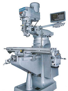 SHARP 9” x 49” 3-Axis Digital Readout With Table Power Feed Package - LMV-49K