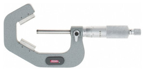 SPI Mechanical V-Anvil Micrometer, 1.00 - 2.00" - 17-814-5