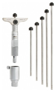 SPI Depth Micrometer, 0-150mm Range, 63mm Base - 11-572-5