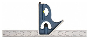 SPI 12" Combination Square 2pc. Set, 4R with Cast Head - 30-222-4