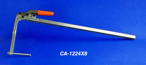 Knu-Vise Adjustable C-Clamp 8" Throat Depth - CA-1224X8