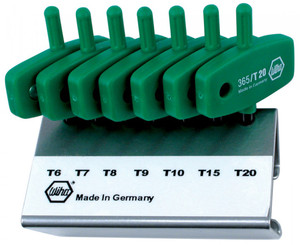 Wiha Torx® Wing Handle 7 Piece Set in Metal Stand - 36590