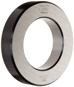 Mitutoyo Steel Setting Ring, 3" - 177-317