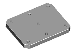 Suburban Rectangular Plain Tooling Plate - TTPR-2024200