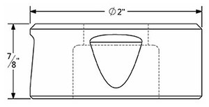 DVD Round Die 11/16" - DVDIE22