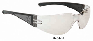 Crews Luminator Safety Glasses, Indoor/Outdoor Mirror Lens - 56-642-2