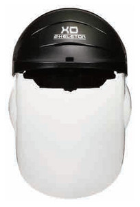 Crews XO Skeleton Headgear, Clear Face Shield - 56-683-6