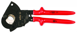 Wiha Insulated ACSR Ratcheting Cable Cutters, 13.9" OAL - 11980