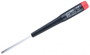 Wiha Precision Hex Screwdriver, 1.3mm (.050") x 40mm - 26313
