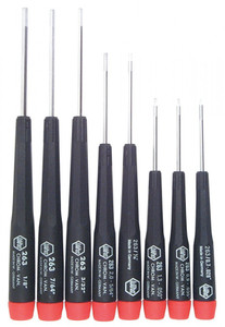 Wiha Precision Hex Inch Screwdrivers 8 Piece Set - 26391