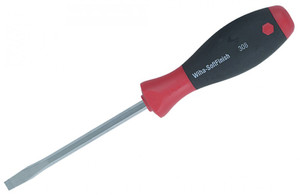 Wiha SoftFinish® Heavy Duty Slotted Screwdriver, 10mm x 175mm - 30830