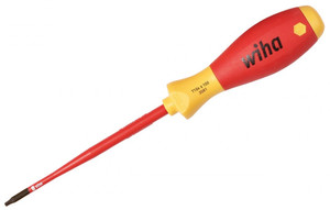 Wiha Insulated SoftFinish® SlimLine Security Torx® Screwdriver, T20s x 100mm - 32514