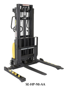 Vestil Combination Hand Pump/Electric Stacker Adjustable Forks - SE-HP-98-AA