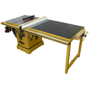 Powermatic 10" Table Saw PM2000B, 5 HP, 3-Phase, 230/460V, 50" Rip with Accu-Fence System & Workbench - PM9-PM25350WK
