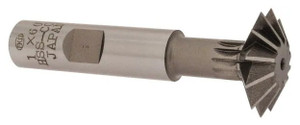 Interstate Cobalt Double Angle Cutter, Shank Type, 60°, 1" dia, 1/2" shank - 71-330-5