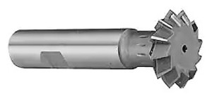 Interstate Cobalt Double Angle Cutter, Shank Type, 60°, 2-1/4" dia, 7/8" shank - 71-334-7