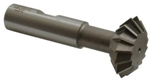 Interstate Cobalt Double Angle Cutter, Shank Type, 90°, 1-3/8" dia, 5/8" shank - 71-337-0