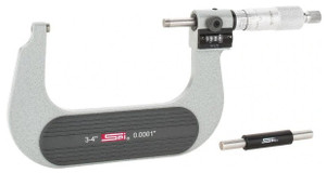 SPI Digit Outside Micrometer, 3-4" - 17-731-1