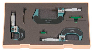 Mitutoyo Digit Outside Micrometer 3 pc. Set 193-923, 0-3" - 10-511-4