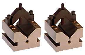 Suburban Precision Steel V-Blocks (Pair), SineSet Compatible, 90 degree, 2-1/2" x 2-1/2" x 2" - VB-222-M-S0