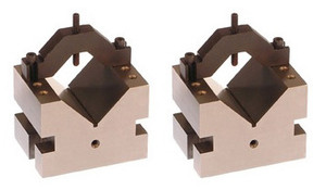 Suburban Precision Steel V-Blocks (Pair), SineSet Compatible, 90 degree, 3" x 4" x 3" - VB-334-M-S1