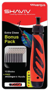 Shaviv Mango II Extra Close Bonus Pack, 11 pc. B-10 Blade Type - 82-172-8