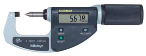 Mitutoyo Crimp Height Type Digital Quickmike Type Micrometer, 0-15mm - 342-451