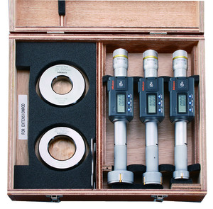 Mitutoyo Digimatic Holtest Three-Point Internal Micrometer Set, 2-3"/50.8-76.2mm - 468-989