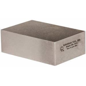 Suburban 1-2-3 Block, Setup Block, 0.0002 Squareness, Hardened Steel, 0.0001" Overall Tolerance PB123 - 30-745-4