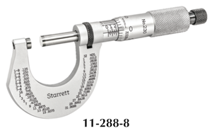 Starrett Micrometers-Outside