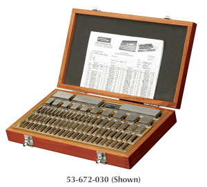 Fowler 36 & 81 Piece Square Gage Block Sets