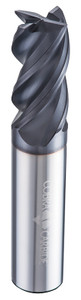 Cobra Carbide ADDER Ultra Performance Universal Endmill, Coated AlCrN, 0.015 Radius, 1/8" dia., 1/8" shank, 1/4" LOC - 18801