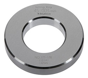 Mitutoyo Metric Steel Setting Ring, 45mm - 177-178